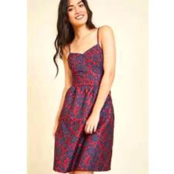 ModCloth "Evenings Overseas" Dress - Picture 1 of 2
